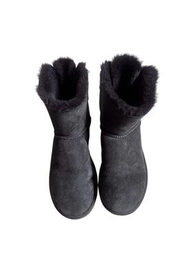 Black UGG Boots with Bows- Women